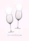 Personalised Bespoke - Glass Topper - Pack of 20