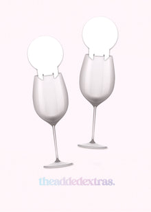  Personalised Bespoke - Glass Topper - Pack of 20