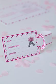  Personalised Paris - Luggage Tag - Pack of 7