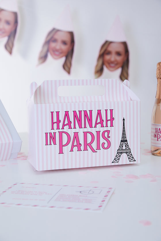 Personalised Paris - Party Box