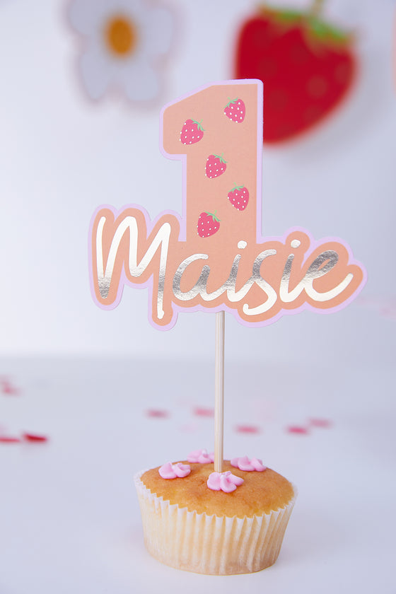 Personalised Berry - Cake Topper Bundle