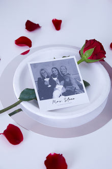  Personalised 'Till Death Do Us Party - Polaroid 2 Piece Place Setting
