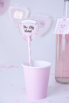  Personalised Hotel Collection - Straw Topper