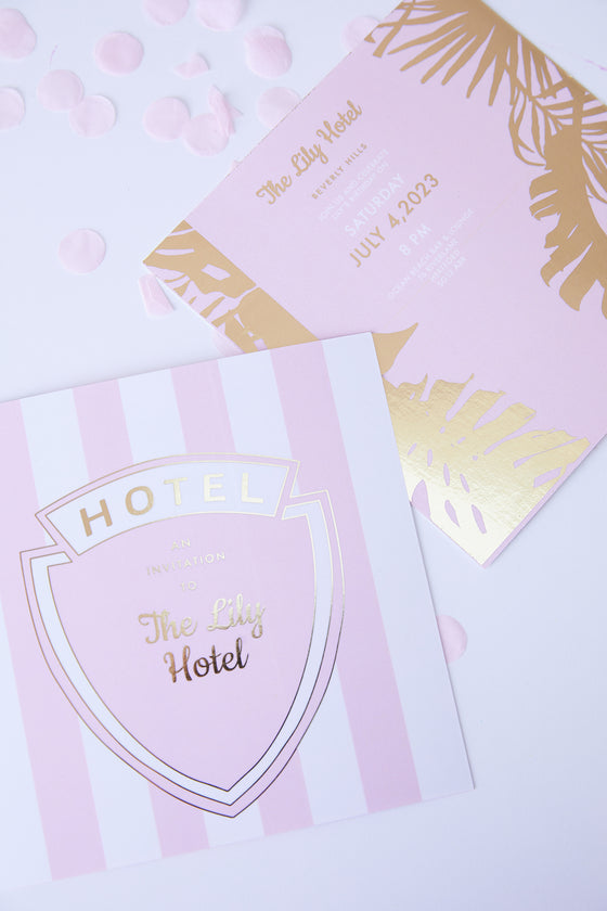 Personalised Hotel Collection - Invite