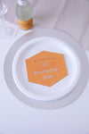 Personalised Veuve Before Vows - 2 Piece Place Setting