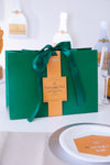 Personalised Veuve Before Vows - Green Gift Bag