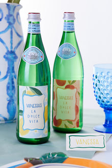  Personalised La Dolce Vita - Bottle Sticker Pack - Pack of 16