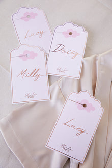  Personalised Mini Slumber Party - Name Door Hanger - Pack of 4