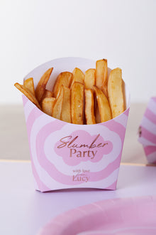  Personalised Mini Slumber Party - Fries Box