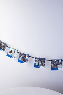 Personalised Blue Splash - Polaroid Bunting