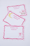 Personalised Pink Crest - Wish & Guess Card Pack