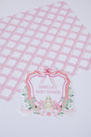 Personalised Pink Crest - 2 Piece Place Setting