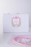 Personalised Pink Crest - Gift Bag