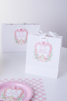  Personalised Pink Crest - Gift Bag