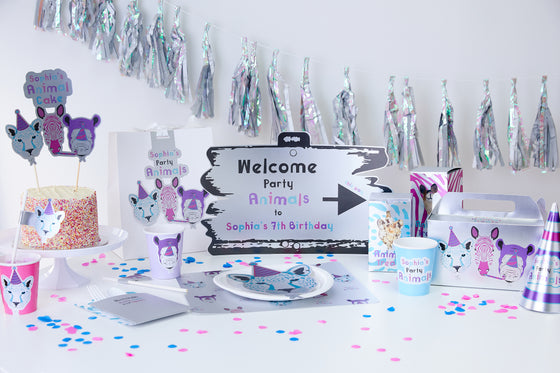 Personalised Party Animals - Sign