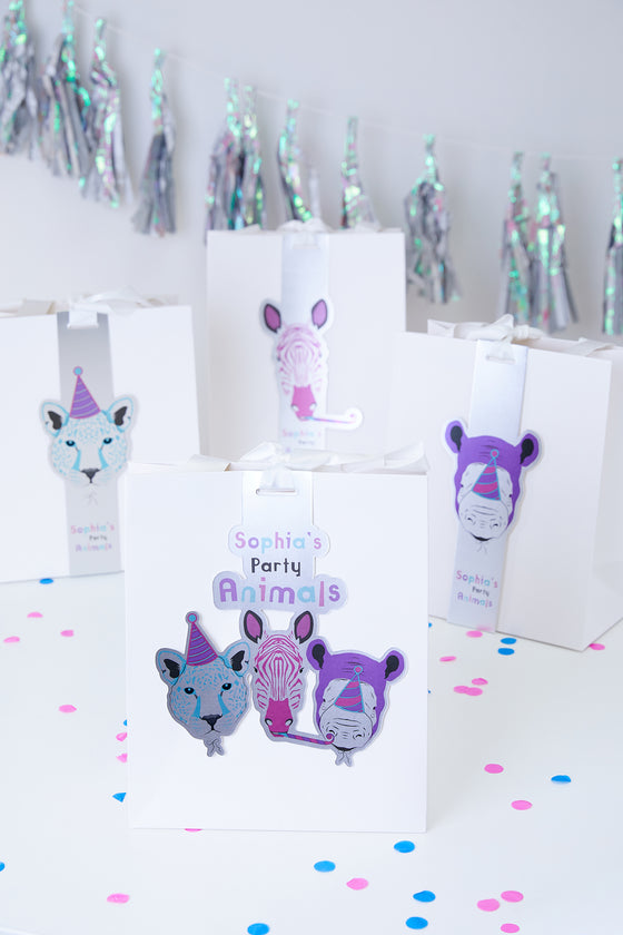 Personalised Party Animals - Gift Bag