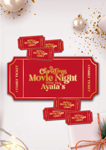  Personalised Christmas Movie Night Package