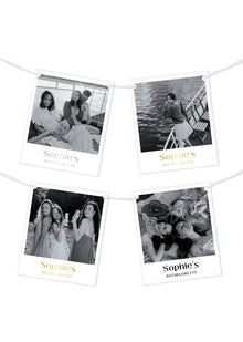  Personalised Polaroid - Oversized Bunting