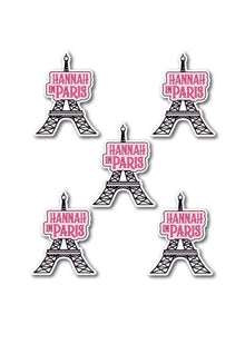  Personalised Paris - Gift Tag - Pack of 18
