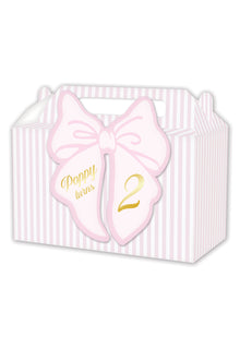  Personalised Pretty Bow - Party Box