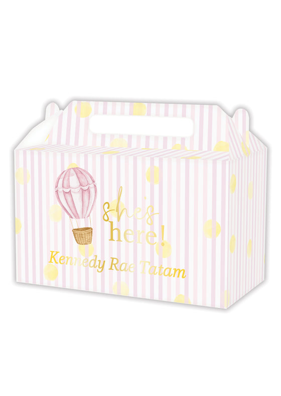 Personalised Welcome To The World - Party Box