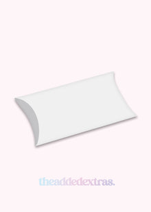  Personalised Bespoke - Favour Pillow Box - 2 Pack