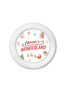  Personalised Wonderland - Plate Topper - Pack of 4