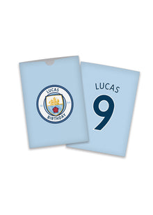  Personalised Football Team - Cards Sleeve - Pack of 4