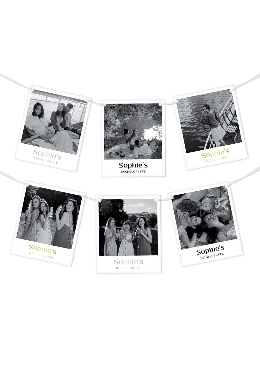 Personalised Polaroid - Bunting – theaddedextras