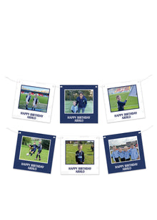  Personalised Football Team - Polaroid Bunting