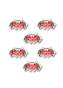  Personalised Race Car - Sticker Pack - Pack of 36