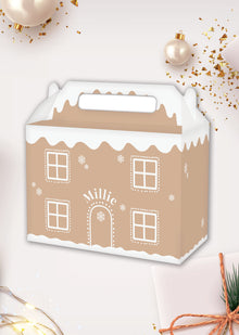  Personalised Christmas Gingerbread House - Party Box