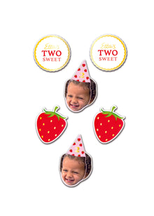  Personalised Berry Face - Sticker Pack