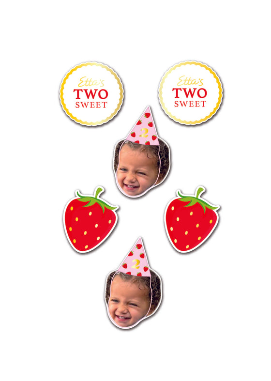 Personalised Berry Face - Sticker Pack