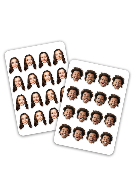 Personalised Face - Sticker pack