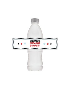  Personalised Race Car - Bottle Labels - Pack of 8