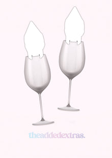  Personalised Bespoke - Face Glass Topper - Pack of 20