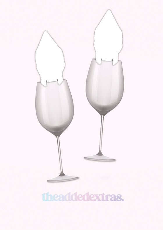 Personalised Bespoke - Face Glass Topper - Pack of 20