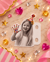 Personalised Jewel Fabulous - Face Straw Topper - Pack of 18
