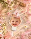 Personalised Fairy - Face Food Topper - Pack of 18