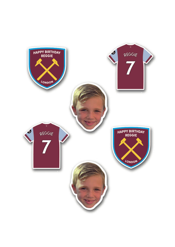 Personalised Football Team - Sticker Pack