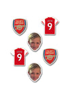 Personalised Football Team - Sticker Pack