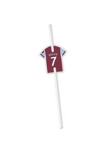  Personalised Football Team - Straw Topper - Pack of 24